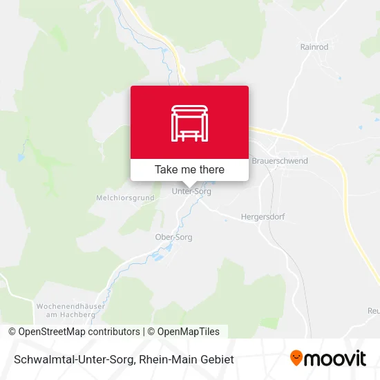 Schwalmtal-Unter-Sorg map