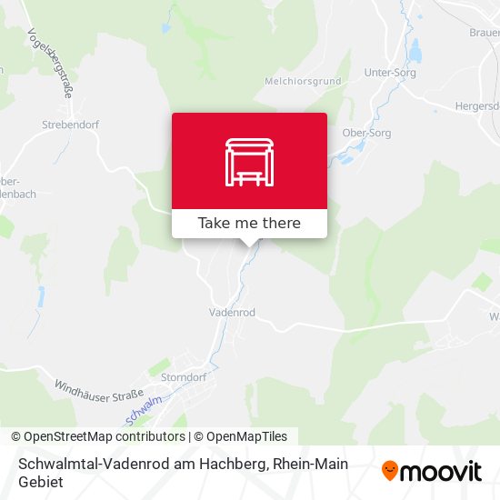 Schwalmtal-Vadenrod am Hachberg map