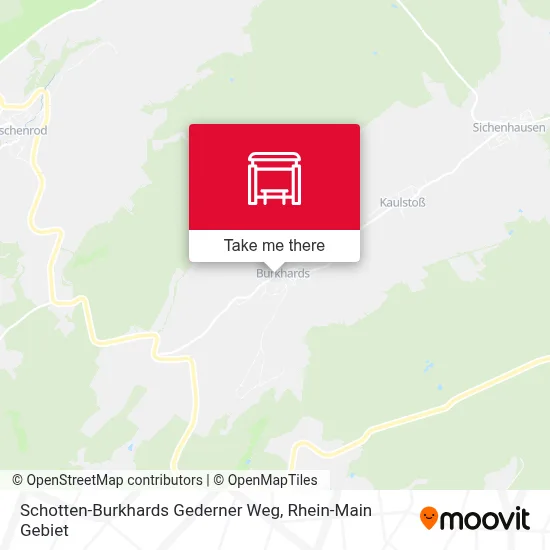 Schotten-Burkhards Gederner Weg map