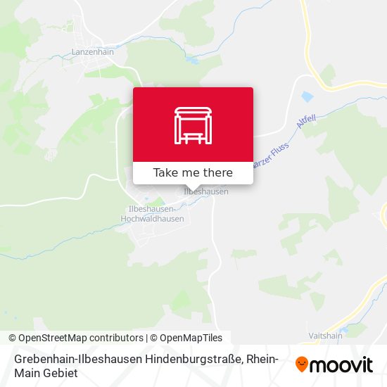 Grebenhain-Ilbeshausen Hindenburgstraße map