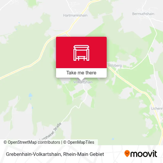 Карта Grebenhain-Volkartshain
