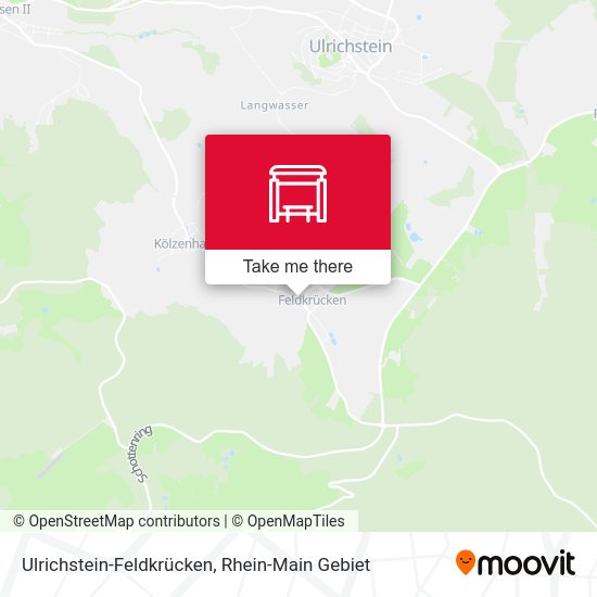 Ulrichstein-Feldkrücken map