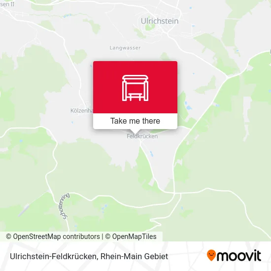 Карта Ulrichstein-Feldkrücken