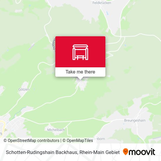 Schotten-Rudingshain Backhaus map