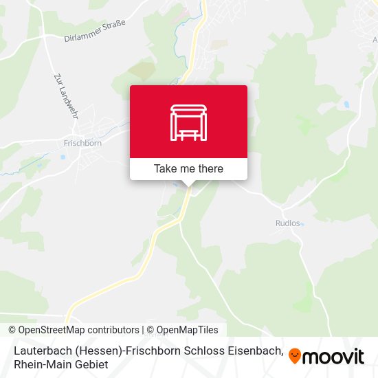 Lauterbach (Hessen)-Frischborn Schloss Eisenbach map
