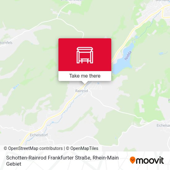 Schotten-Rainrod Frankfurter Straße map