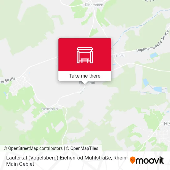 Карта Lautertal (Vogelsberg)-Eichenrod Mühlstraße