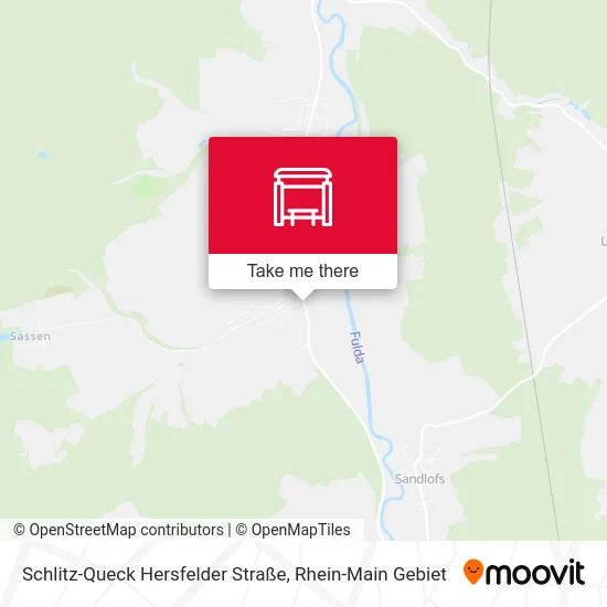 Карта Schlitz-Queck Hersfelder Straße