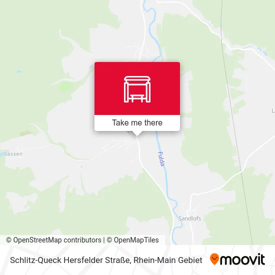 Карта Schlitz-Queck Hersfelder Straße