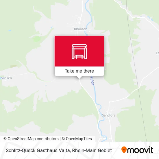 Карта Schlitz-Queck Gasthaus Valta