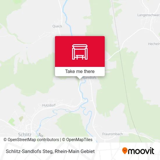 Карта Schlitz-Sandlofs Steg