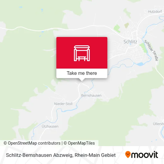 Карта Schlitz-Bernshausen Abzweig