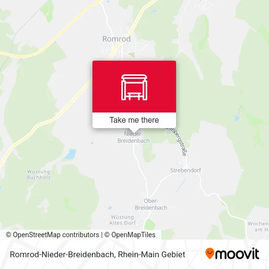 Карта Romrod-Nieder-Breidenbach