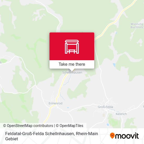 Feldatal-Groß-Felda Schellnhausen map
