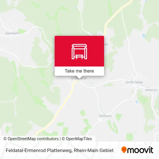 Карта Feldatal-Ermenrod Plattenweg