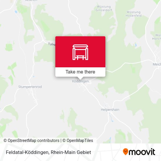 Карта Feldatal-Köddingen