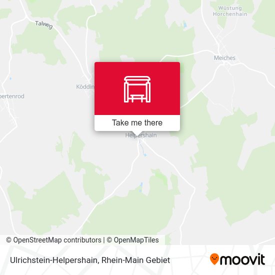 Карта Ulrichstein-Helpershain