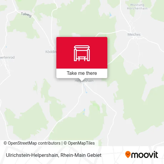 Карта Ulrichstein-Helpershain