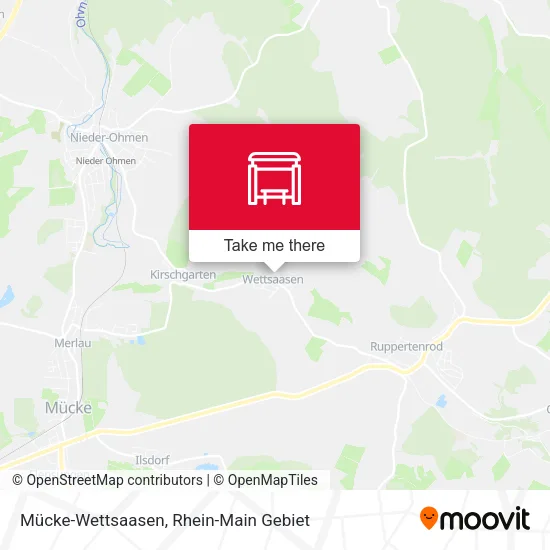 Карта Mücke-Wettsaasen