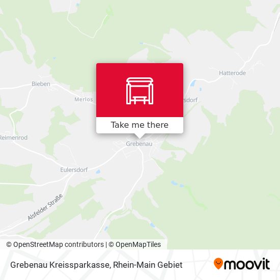 Grebenau Kreissparkasse map