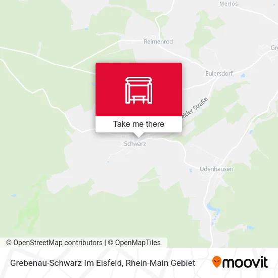 Карта Grebenau-Schwarz Im Eisfeld