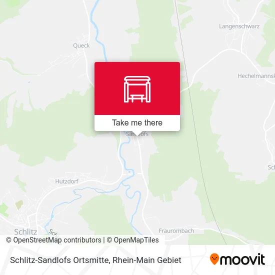 Карта Schlitz-Sandlofs Ortsmitte