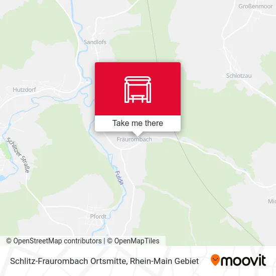 Карта Schlitz-Fraurombach Ortsmitte