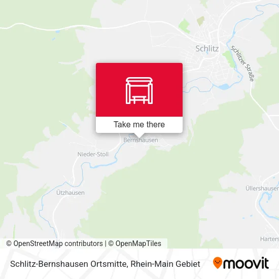 Карта Schlitz-Bernshausen Ortsmitte