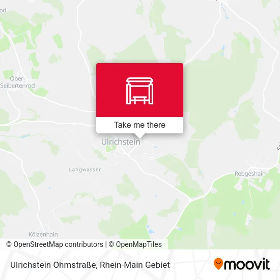 Карта Ulrichstein Ohmstraße