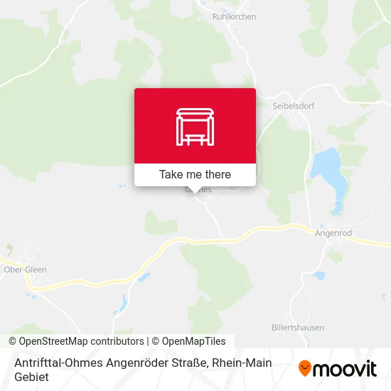 Карта Antrifttal-Ohmes Angenröder Straße