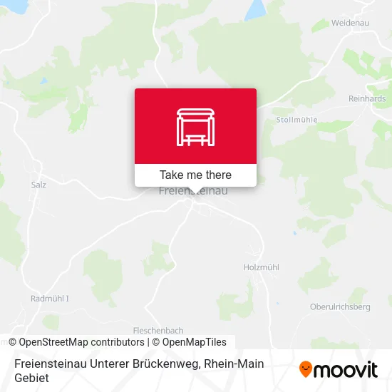 Карта Freiensteinau Unterer Brückenweg