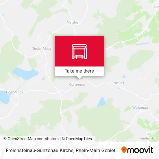 Карта Freiensteinau-Gunzenau Kirche