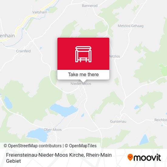 Freiensteinau-Nieder-Moos Kirche map