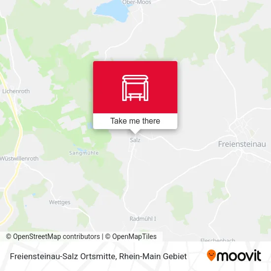 Карта Freiensteinau-Salz Ortsmitte