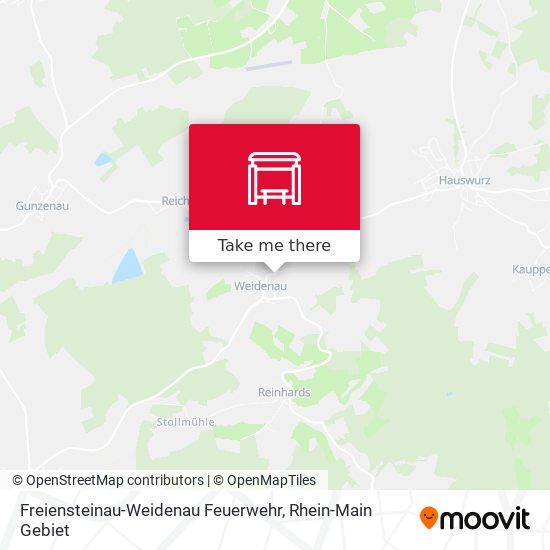 Freiensteinau-Weidenau Feuerwehr map