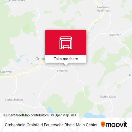 Карта Grebenhain-Crainfeld Feuerwehr