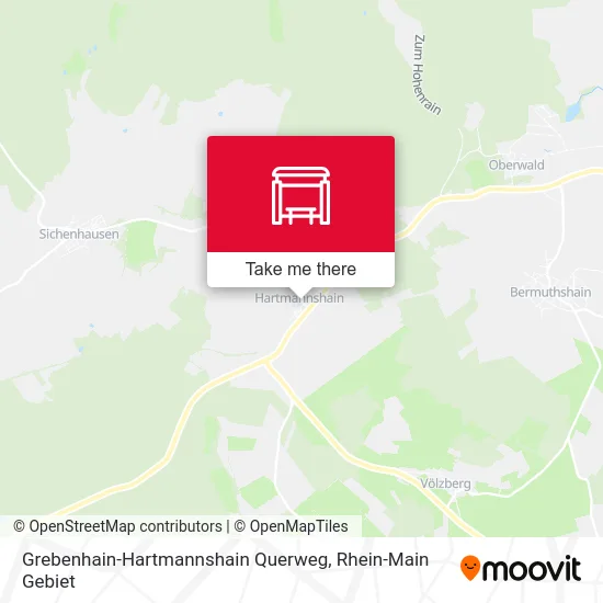 Карта Grebenhain-Hartmannshain Querweg