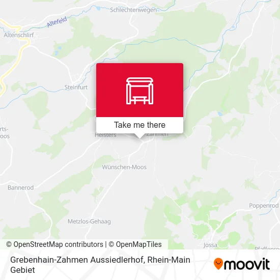 Карта Grebenhain-Zahmen Aussiedlerhof