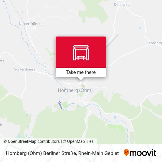 Homberg (Ohm) Berliner Straße map