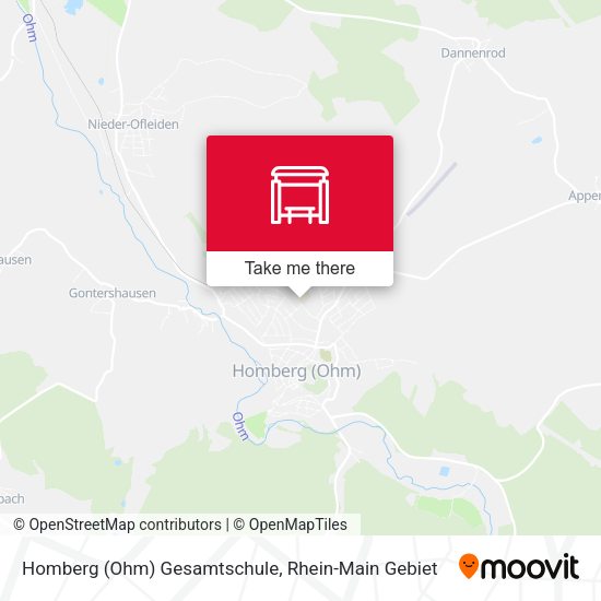Карта Homberg (Ohm) Gesamtschule