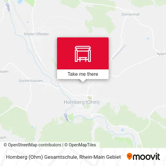 Карта Homberg (Ohm) Gesamtschule