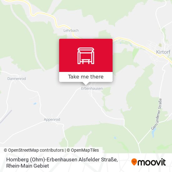 Homberg (Ohm)-Erbenhausen Alsfelder Straße map