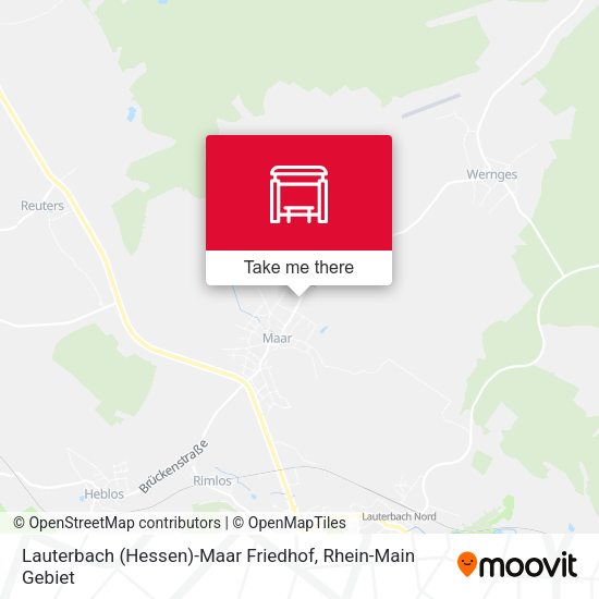 Lauterbach (Hessen)-Maar Friedhof map