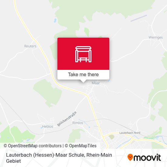 Lauterbach (Hessen)-Maar Schule map