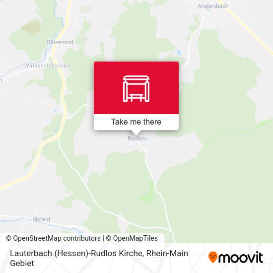 Lauterbach (Hessen)-Rudlos Kirche map
