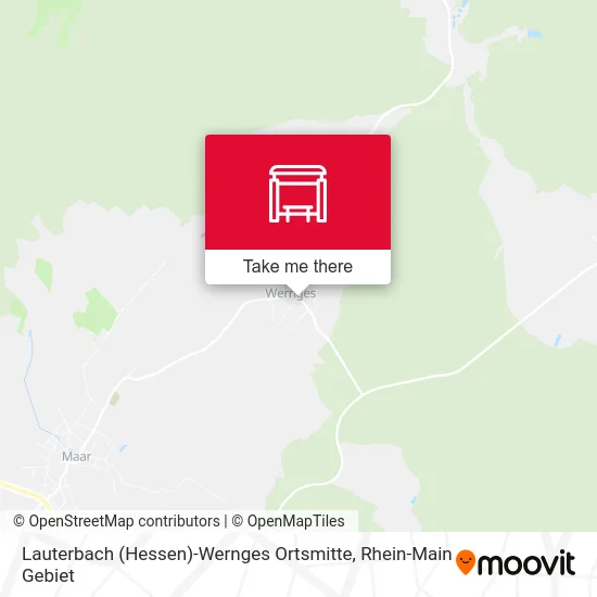Lauterbach (Hessen)-Wernges Ortsmitte map