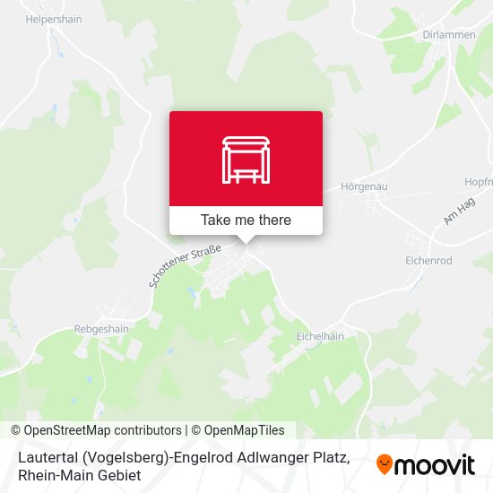 Lautertal (Vogelsberg)-Engelrod Adlwanger Platz map