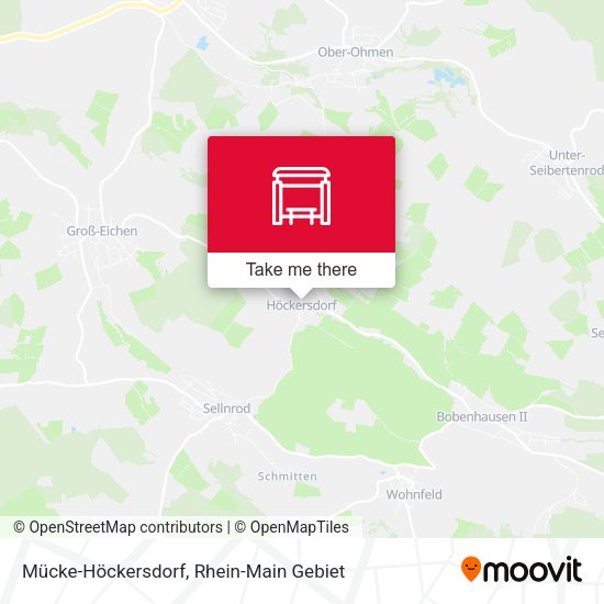 Mücke-Höckersdorf map