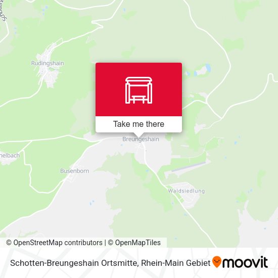 Карта Schotten-Breungeshain Ortsmitte
