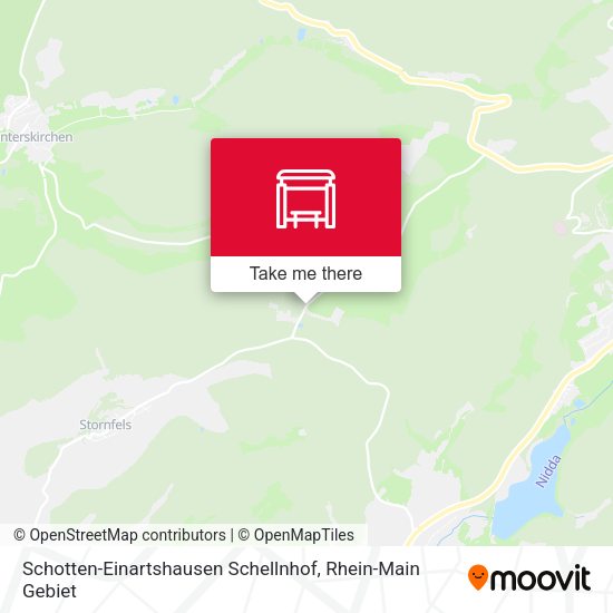 Schotten-Einartshausen Schellnhof map